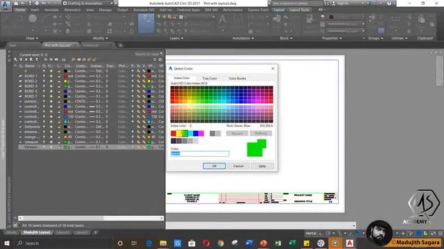 Printing with layouts in AutoCAD - Lesson 53 смотреть онлайн