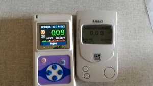 Сравнение радиометра Радекс 1706 и дозиметра-радиометра Радиаскан 701