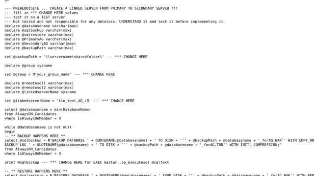 SQL Server 2012 AlwaysOn: need to automatically add databases by script- T-sql or PowerShell смотреть онлайн