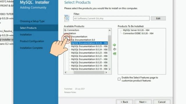"MYSQL" installer 8.0.26- 64 Bit смотреть онлайн