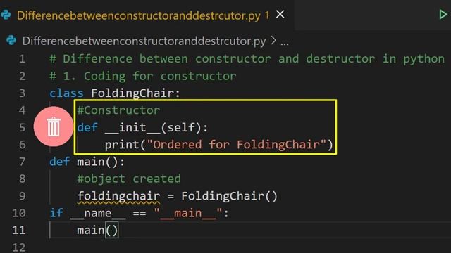 # 18 Difference between constructor and Destructor in Python смотреть онлайн