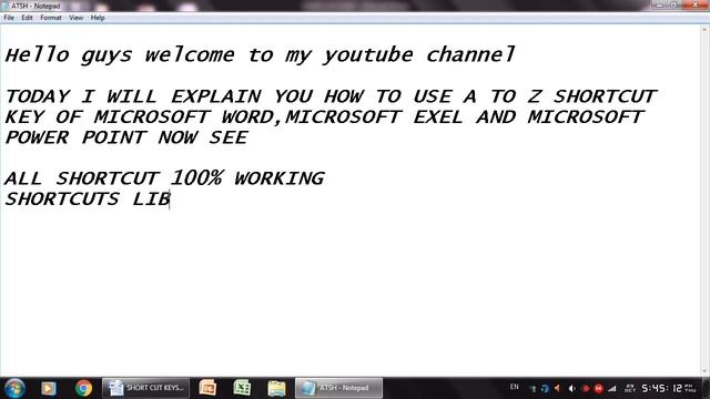 ALL SHORTCUT KEYS FOR MICROSOFT WORD,EXCEL AND POWER POINT смотреть онлайн