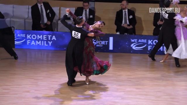 Vladislav Untu - Polina Baryshnikova MDA, Slow Foxtrot | Brno Open 2019 | Semifinal смотреть онлайн