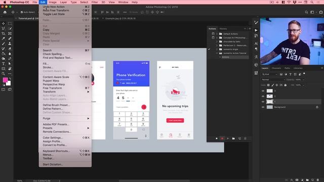 Make Anything ISOMETRIC with Actions in Photoshop смотреть онлайн