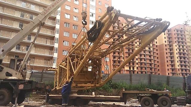 ДЕМОНТАЖ КРАНА КБ-405 смотреть онлайн