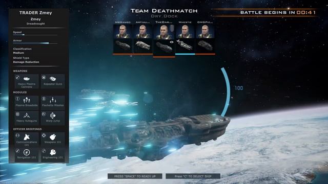 Играем в Дредноут / Dreadnought обзор по русски, супер космический бой