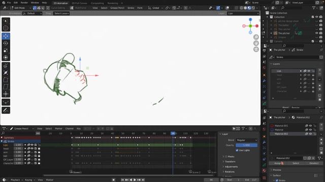 2d Animation Blender - The Baseball Game! Drawing and Designing the Jersey - Baseball Uniform смотреть онлайн
