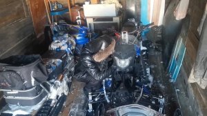 Снимаю мембрану карбюратора на Стелс капитан.