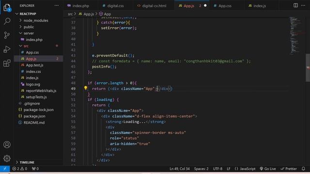 Hướng dẫn kết nối React JS đến PHP MYSQL | Login Form với React JS PHP MySQL смотреть онлайн