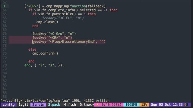 nvim-cmp #5: custom mapping for endwise смотреть онлайн