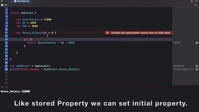 What is Computed Property in Swift ? смотреть онлайн