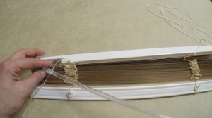 Как заменить веревку управления жалюзи горизонтальных