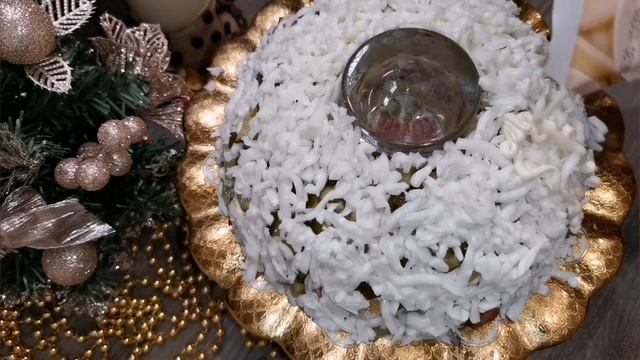 Прекрасный Новогодний? САЛАТ "ИЗУМРУДНЫЙ БРАСЛЕТ" с КУРИЦЕЙ. Сметут со Стола за Минуту! Salad. смотреть онлайн