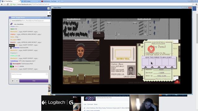 I play 'Papers, Please' смотреть онлайн