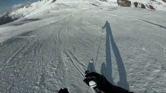 Ski à Valmorel | Panoramas et piste noire | Février 2023 смотреть онлайн