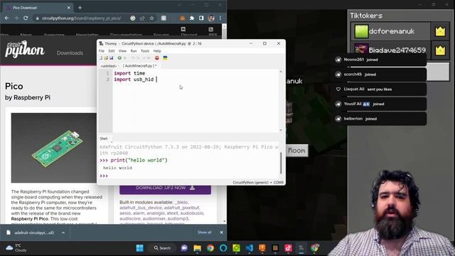 How to build a Minecraft Auto Mouse Clicker with a Raspberry Pi Pico (RP2040) Tutorial, Mob farming смотреть онлайн