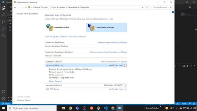 VsCode [Erro 403] autorização do GitHub (#33) смотреть онлайн