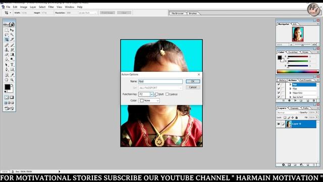 How To Make Passport Size Photo In Adobe Photoshop 7 0 2023 | By Harmain Tech | смотреть онлайн