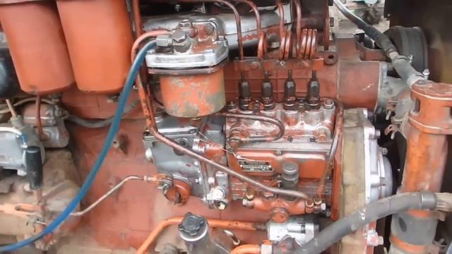 Звук работы мотора АМЗ - 41 , на тракторе ДТ 75.