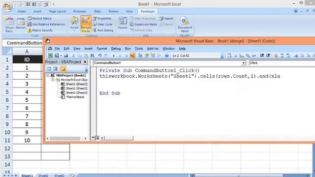 VBA to Find last blank row available on Excel Sheet with easy vba programming смотреть онлайн