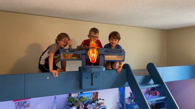 Nerf machine gun turret - finished смотреть онлайн