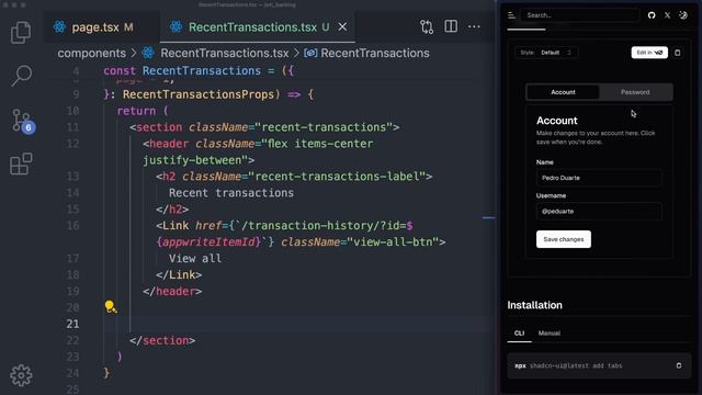 Build and Deploy a Banking App with Finance Management Dashboard Using Next.js 14 💢 Part2 смотреть онлайн