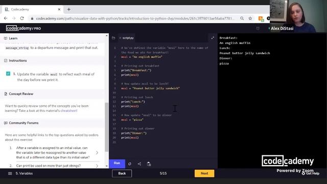 Codecademy Live: Visualize Data with Python #2 смотреть онлайн