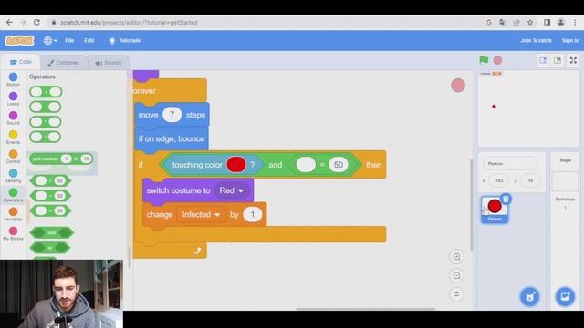 How to use CLONES in Scratch | VIRUS SIMULATOR GAME | Code | Clone | COVID | Scratch 3.0 Tutorial смотреть онлайн