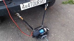 Переносная лебёдка Рунва. Разрыв троса.