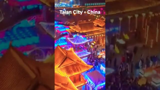 Taian City - China #taian #nightlife #travel смотреть онлайн
