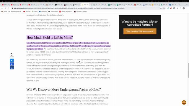 Running Out Of Gold? When Does Gold Mining End? смотреть онлайн