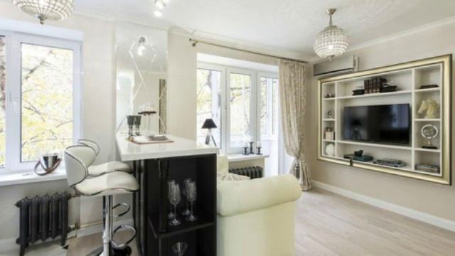 Как на 29 квадратных метрах обычной однокомнатной квартиры сделать шикарную двухкомнатную студию смотреть онлайн