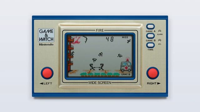 Game & Watch - Fire (wide Screen) (c)1981 Nintendo