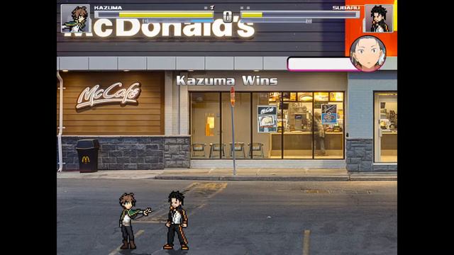Kazuma vs Subaru - Mugen смотреть онлайн