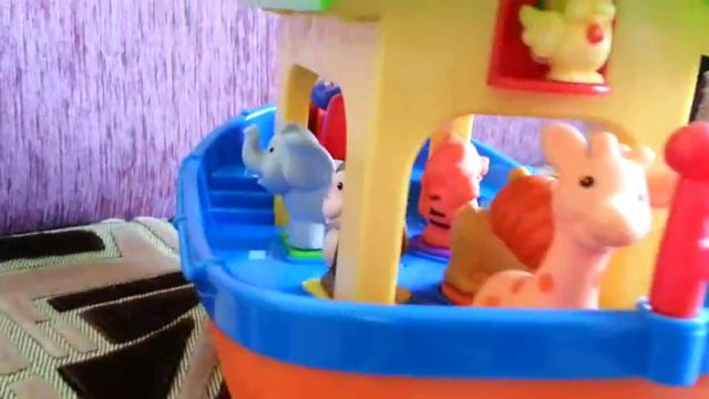 Игрушка Ноев ковчег Kiddieland-Noah's ark Іграшка"Ноїв ковчег" укр. смотреть онлайн