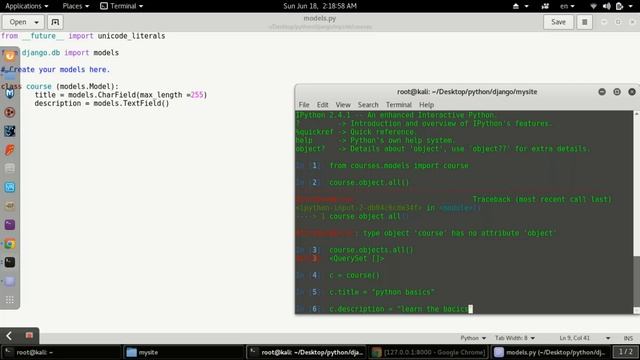 Python Django Shell #Part5 смотреть онлайн