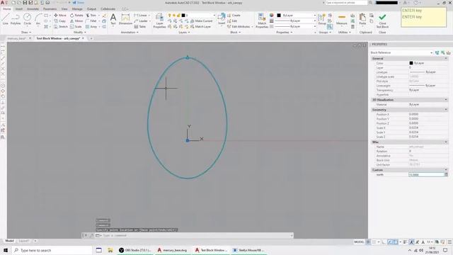 AutoCAD LT. Drawing a tree canopy using North, South, East and West cardinal points. смотреть онлайн