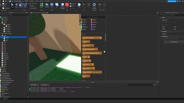 SIMPLE OBBY tutorial | ROBLOX VISUAL SCRIPTING - EventBlocks #eventblocks смотреть онлайн