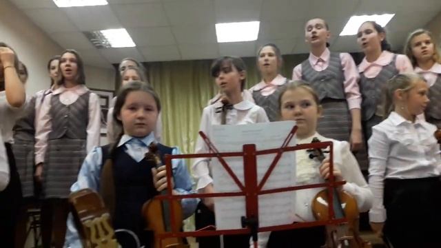 Хор крестьян, Сметана, ансамбль скрипачей ДМШ4 смотреть онлайн