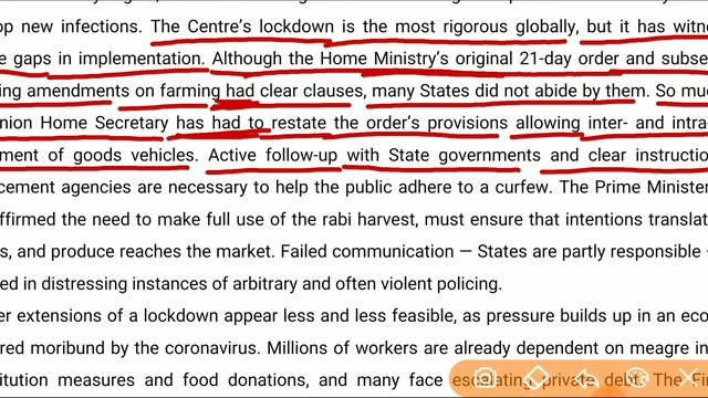 Target Complete English Revision | The Hindu Editorial (Extension Of Lockdown) | By Pawan Sinwar
