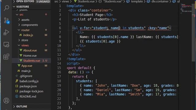 #8 Vue JS CLI - Loop with v-for смотреть онлайн
