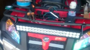 Установка доп. света на квадроцикл