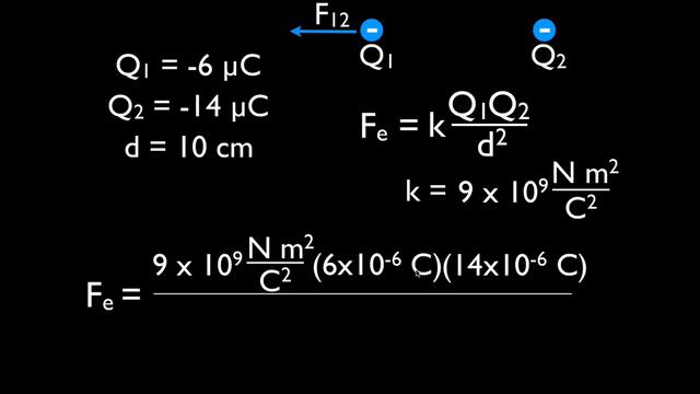 Coulomb's Law (2 of 7) Calculate the Force Between Two Charges смотреть онлайн