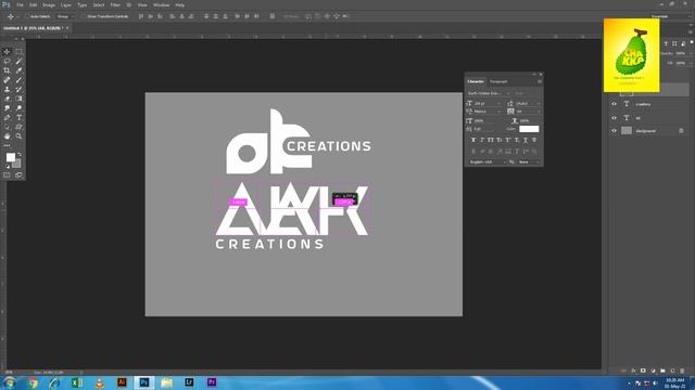 HOW TO MAKE A SIMPLE LOGO | PHOTOSHOP | TIME - LAPSE смотреть онлайн
