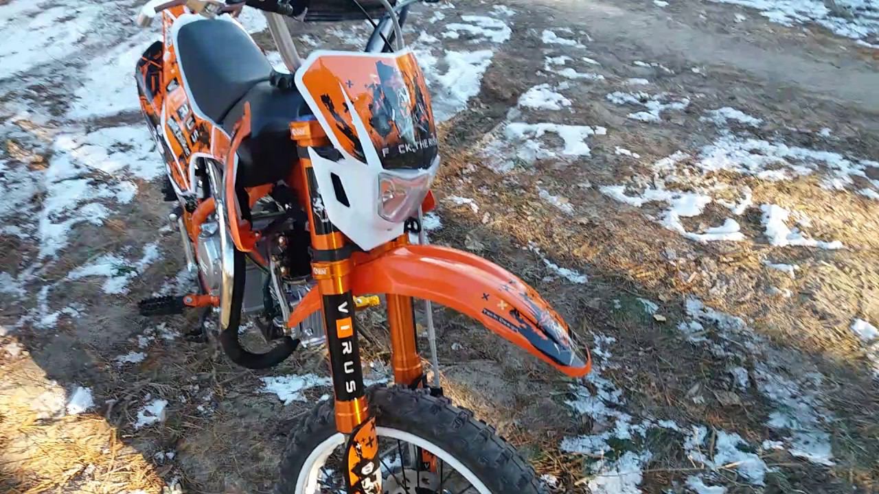 Питбайк Virus X5 2016 модельный год смотреть онлайн