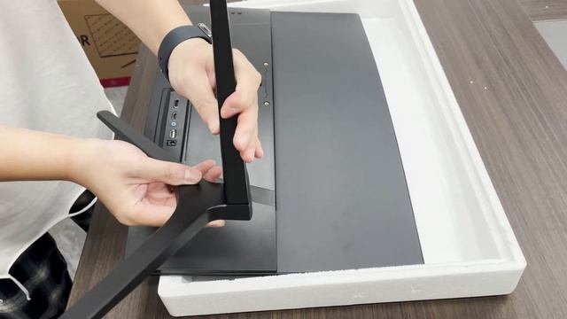 CRUA 27-inch 1k 165Hz 1800R Ultrawide Monitors Installation and angle adjustment method смотреть онлайн
