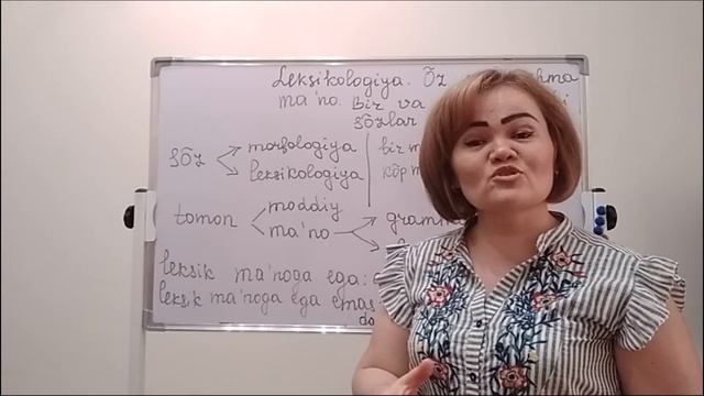 Leksikologiya. So'z Va Leksema. Bir Ma'noli Va Ko'p Ma'noli So'zlar