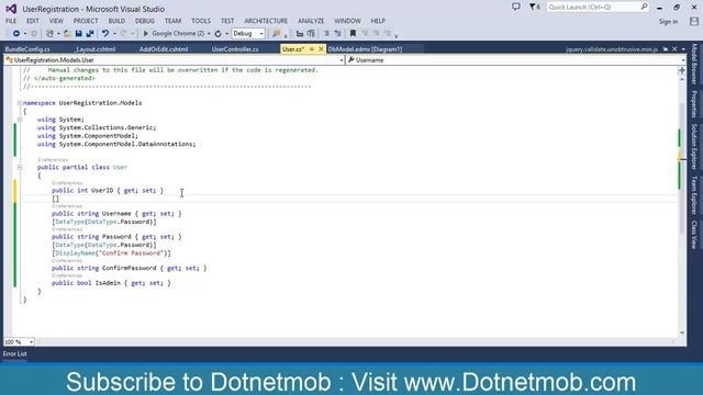 Asp.Net Mvc : User Registration Form Using Entity FrameWork And Sql Server смотреть онлайн
