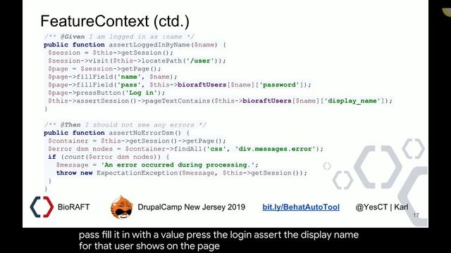 Using Behat as a Webapp Automation Tool смотреть онлайн