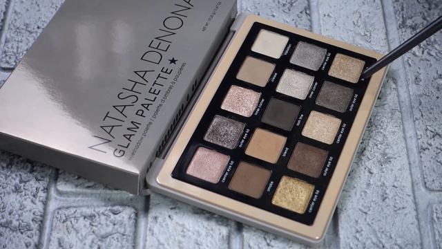 Natasha Denona Glam Palette |Сравним с Colourpop Stone Cold Fox, That's Taupe, Marc Jacobs Steelett